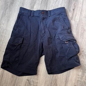 Polo Ralph Lauren Shorts Mens 33 Blue Cargo Khaki Casual Preppy Paratrooper